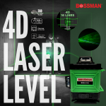 "BOSSMAN"  MEASURING LASER 16-LINE LEVEL GREEN BGE-016雷射测量器