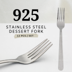 FORK S/STEEL 925  长柄白钢叉