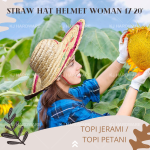STRAW HAT HELMET WOMAN 17-20"  草帽女