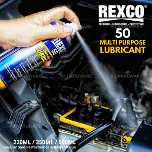 "REXCO"  LUBRICANT SPRAY OIL ANTI-RUST MULTI 50 220ML/350ML/500ML防锈油