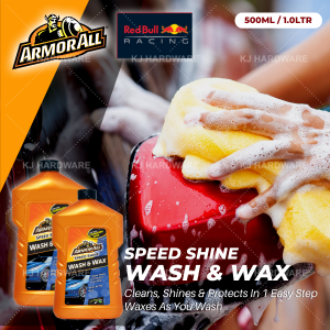 ''ARMOR ALL'' CAR WASH & WAX SPEED SHINE 500ml / 1.0LTR含腊洗车剂