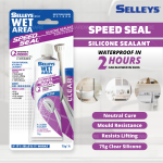 "SELLEYS"  WET AREA SPEED SEAL CLEAR 75G