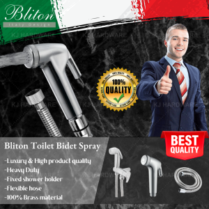 "BLITON"  TOILET BIDET SPRAY S/STEEL B1099厕所全套喷水洒(白钢)