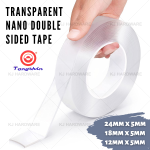 ''TONGSHIN'' TAPE DOUBLE SIDED NANO NA-33 (H2448) (CLEAR) 双面胶(透明)