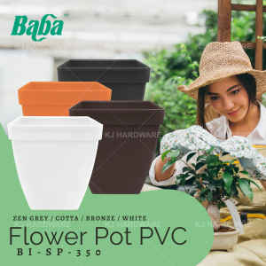 "BABA"  FLOWER POT PVC  BI-SP-350 (BRONZE)胶花盆