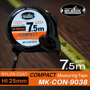 "MRMARK"  MK-CON-9038  MEASURING TAPE AUTOLOCK 7.5mtr/25'  拉尺