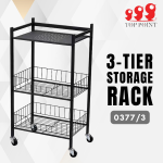 ''TOP POINT'' RACK DISH S/STEEL 0377/3 3-TIER3层黑钢碗架 480 x 335 x 880mm