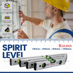 "BAILISHI"  BUILDERS SPIRIT LEVEL ALUM. W/MAGNET BLS660B米良水银尺(有磁铁)