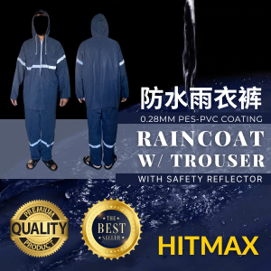 "HITMAX"  RAIN COAT SUIT C/W TROUSER HT-223A (NAVY BLUE)雨衣裤