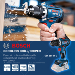 "BOSCH"  BAT. SCREWDRIVER SOLO GSR 18V-90C (06019K60L0)电池螺丝钻 < 12 MONTHS WARRANTY>