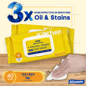 ''ALCOSM'' KITCHEN CLEANING WIPES [40/SHEETS] MP-003厨房去污湿纸巾