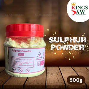 "KINGSJAW" SULPHUR POWDER YELLOW 500GM  硫磺粉