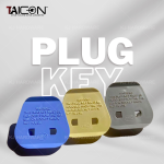 SAFETY PLUG KEY 13 Amp两脚插入锁