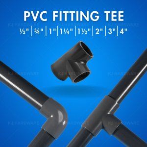 PVC FITTING TEE  1/2" - 4" 灰色T头  (KJS011)