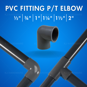 PVC FITTING P/T ELBOW   1/2" -2" 灰色内牙弯头  (KJS048)