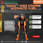 "ASAKI"  WIRE STRIPPER AUTOMATIC PLIER AK-0339