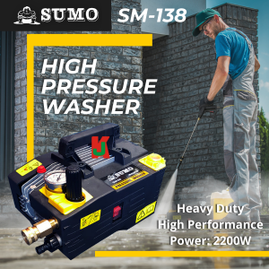 "SUMO"  HIGH PRESSURE PUMP CLEANER 2.2KW 130 BAR SM-138压力水邦