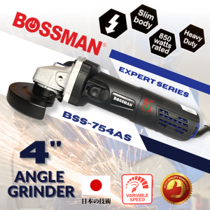 "BOSSMAN"  GRINDER ANGLE  4''  BSS-754AS (SIRIM)磨石机 850W