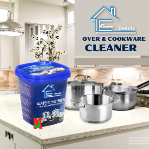 "CLEANER BEAUTY" OVER & COOKWARE S/STEEL CLEANER REMOVER [KOREA]白钢厨具擦光剂