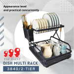 "TOP POINT"  DISH MULTI RACK 3840/2-TIER (BLACK)2层黑碗架