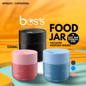 "BOS'S"  FOOD JAR VACUUM KEEPING WARM 550ML保温食格 (BP055FC)