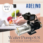 "MARLINO"  WATER PUMP S/S MULTI STAGE CENTRIFUGAL (1HP)  BWJ4-6电水邦