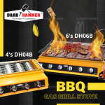 "DARK HAMMER" BBQ GAS GRILL STOVE 4'S DH04B / 6'S DH06B长方形煤气烧烤炉