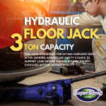 ''SUPERSONIC'' HYDRAULIC FLOOR JACK  3 TON卧式千斤顶