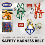 "WORKER"  SAFETY INDUSTRY FULL BODY HARNESS BELT  SB1010/ SB2020 / SB3030 全套工业安全带