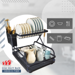 "TOP POINT"  DISH MULTI RACK 3840/2-TIER (BLACK)2层黑碗架