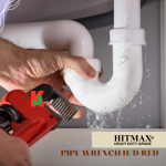 “HITMAX” PIPE WRENCH HD 8” 10” 12” 14” RED 管子钳