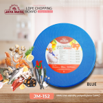 "JAYAMATA"  JM-152  CHOPPING BOARD ROUND LDPE 14'' x 2'' (BLUE/YELLOW/RED/WHITE/BROWN/GREEN)胶圆形砧板 36cm x 5cm