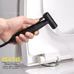 "ISANO" TOILET BIDET SPRAY 2-WAY SET 1600TB (BLACK)厕所全套喷水洒(黑)