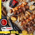 "DARK HAMMER" BBQ GAS GRILL STOVE 4'S DH04B / 6'S DH06B长方形煤气烧烤炉