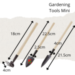 "GARDENING TOOLS"  MINI GARDEN TOOLS WOOD HANDLE (3PCS/SET)  KJ-MGT-03木柄迷你花铲 - 3头