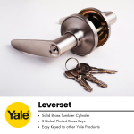 "YALE"  MORTISE LEVER LOCKSET  VL5347 US15有柄门锁