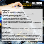 "REXCO"  LUBRICANT SPRAY OIL ANTI-RUST MULTI 50 220ML/350ML/500ML防锈油