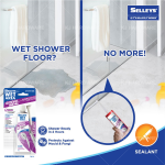 "SELLEYS"  WET AREA SPEED SEAL CLEAR 75G