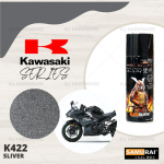 "SAMURAI"  #K422-KRR 150  SPRAY PAINT KAWASAKI SERIES  400ml"黑武士" 喷漆 - SILVER