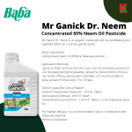 "BABA"  PT-8006  DR NEEM  1.0LTR种植喷剂