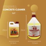 "STARWILL"  CONCRETE CLEANER  CC48-1B 3.0L 洋灰清洁剂