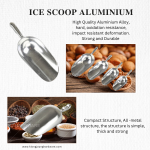 ICE SCOOP ALUMINIUM (12oz / 24oz)