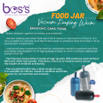 "BOS'S"  FOOD JAR VACUUM KEEPING WARM 750ML保温食格 (BKH075FC)