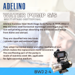 "ADELINO"  WATER PUMP S/S MULTI STAGE CENTRIFUGAL W/DPS-1 CONTROL  BWJ2-4电水邦