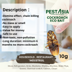 ''PEST ASIA'' COCKROACH ECO GEL BAIT 10g天然蟑螂胶饵