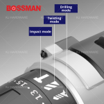 "BOSSMAN"  BATTERY CORDLESS IMPACT HAMMER DRILL 12V BIC-12冲击电钻