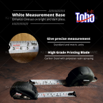 ''TOHO'' MEASURING TAPE 5.0mtr/19' (BLACK)拉尺   (SS056)