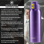 ''BOS'S'' VACUUM FLASK S/STEEL BOTTLE SPORT 1000ML 白钢保温瓶(BXT-100Y)