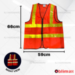 "BLIMAX"  SAFETY VEST REFLECTIVE R/Z-701 471 (ORANGE)反光衣