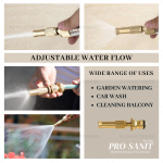 ''PRO-SANIT'' QUICK JOINT BRASS SPRAYER NOZZLE STRAIGHT 1/2'' (CLIP TYPE)铜直水枪喷头   (PROS-01)